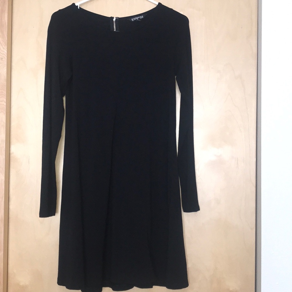 Express simple black dress